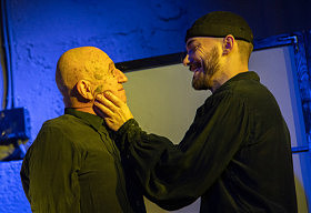 На фото Олега Владимирського сцени з вистави