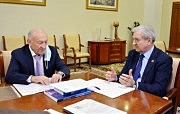 С председателем Одесской ОГА Сергеем Гриневецким
