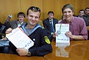 «Железные люди» Дмитрий Якущенко и Евгений Подольский сначала проехали дистанцию на велосипеде, а затем прошли ее пешком!