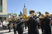 Программу празднования Дней Старого города открывал оркестр полиции из норвежской столицы Осло