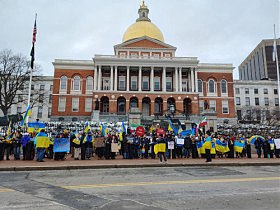 Автопробіг солідарності у Бостоні