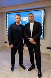 Заслужений тренер України Владислав Федоренко і Юрій Дегас